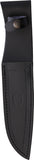Muela 5161-M Sawback Black & Brown Wood INOX Stainless Fixed Blade Knife w/ Sheath 98018
