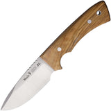 Muela Rhino Olive Wood Vanadium Molybdenum Fixed Blade Knife w/ Sheath 98101