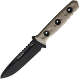 N.C. Custom Parachuter Tan G10 X105Cr17MoV Steel Fixed Blade Knife 222