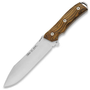 Nieto Warfare 2 11.5 Bocote Wood 1.4116 Fixed Blade Knife w/ Leather Sheath 192B