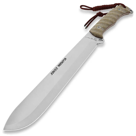 Nieto Jungle Predator Sand Micarta 1.4116 Fixed Blade Knife w/ Belt Sheath 4027D