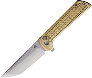 North Mountain Blades Chop 2 Button Lock Bronze Frag Aluminum Folding SLD-Magic Pocket Knife 2403A