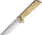 North Mountain Blades Chop 2 Button Lock Bronze Aluminum Folding SLD-Magic Knife 2403S