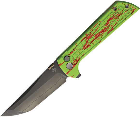 North Mountain Blades Chop 2 Button Lock Zombie Folding Knife