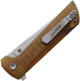North Mountain Blades Chop 2 Button Lock PEI Ultem Folding SLD-MAGIC Knife 2405PEI