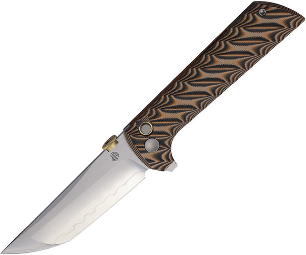 North Mountain Blades Chop 2 Button Lock Snake G10 Folding Knife