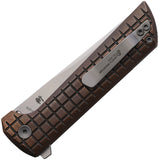 North Mountain Blades Chop 2 Button Lock Copper Folding SLD-MAGIC SAN MAI Knife 2406CO