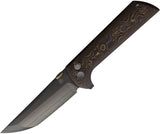 North Mountain Blades Chop 2 Button Lock Copper Carbon Fiber Folding SLD-MAGIC Knife 2406CUCFD