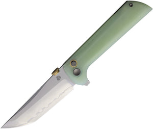North Mountain Blades Chop 2 Button Lock Jade Folding Knife | Get