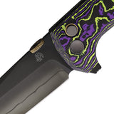 North Mountain Blades Chop 2 Button Lock Joker Carbon Fiber Folding SLD-MAGIC Knife 2406PRCFD