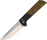 North Mountain Blades Chop 2 Button Lock PEI Ultem Folding SLD-MAGIC Copper Knife 2407PEI5