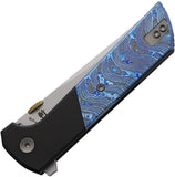 North Mountain Blades Chop 2 Button Lock Aluminum & Zirconium Folding SLD-Magic Knife 2407ZRDM