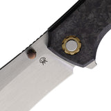 North Mountain Blades Jellyfish Linerlock Carbon Fiber Folding Bohler M390 Knife 2408BKCF