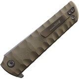 North Mountain Blades Kick Stop Chop Plus Linerlock Khaki G10 Folding SLD-MAGIC Knife 2411BR