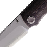 North Mountain Blades Chop 4 Linerlock Carbon Fiber Folding SLD-MAGIC Clip Pt Knife 2412CFCP