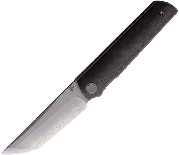 North Mountain Blades Chop 4 Linerlock Carbon Fiber Folding SLD-MAGIC Tanto Knife 2412CF