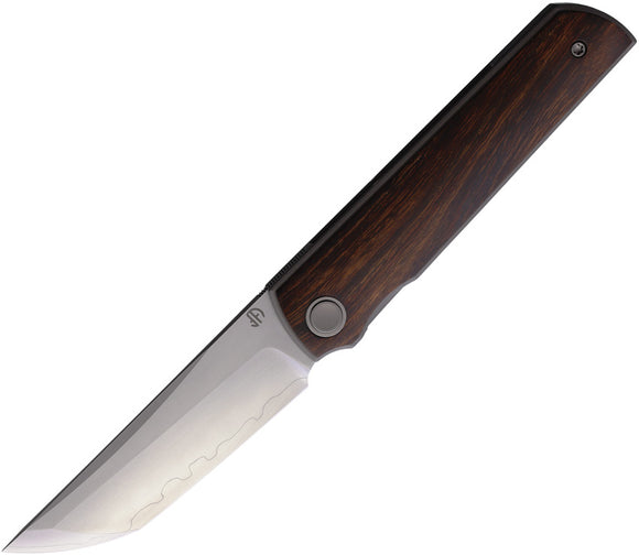 North Mountain Blades Chop 4 Linerlock Ironwood Folding SLD-MAGIC Knife 2412IW