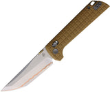 North Mountain Blades Chop 2 Crossbar Lock Tan G10 Folding Copper 10Cr15MoV Knife 2418TANG5