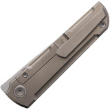 North Mountain Blades Chop Classic Gray Titanium Folding SLD-MAGIC Knife 2505DT