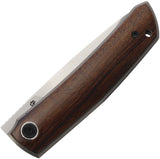 North Mountain Blades Mamoru Linerlock Ironwood Folding ZDP-189 Knife 2508WD
