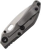 North Mountain Blades BBNM Framelock Gray Titanium Folding SLD-MAGIC Tanto Knife 2522TI