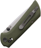 North Mountain Blades Chop Crossbar Lock OD Green G10 Folding SLD-MAGIC Knife 2532GR