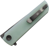 North Mountain Blades Chop Linerlock Jade G10 Folding 14C28N Pocket Knife 2535JD