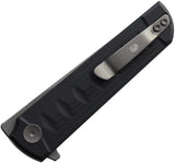 North Mountain Blades Chop Linerlock Black G10 Folding 14C28N Pocket Knife 2535KTN