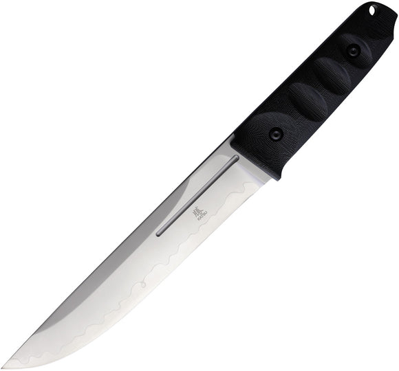 North Mountain Blades Nemoto FB01 Black G10 SLD-MAGIC Fixed Blade Knife FB01