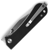 NUKNIVES Kumpanter Linerlock Black G10 Folding D2 Steel Pocket Knife KS131001