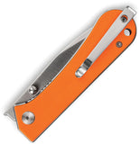 NUKNIVES Kumpanter Linerlock Orange G10 Folding D2 Steel Pocket Knife KS131004