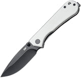 NUKNIVES Kumpanter Linerlock White G10 Folding D2 Steel Pocket Knife KS131007
