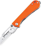 NUKNIVES Kumpanter Utility Linerlock Orange G10 Folding Pocket Knife KU232004