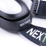 Nextorch iStar Clamshell White & Black Water Resistant ABS Headlamp ISTAR