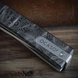 Ocaso Solstice Linerlock Black Topo Titanium Folding S35VN Pocket Knife 10ETS