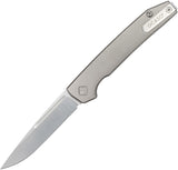 Ocaso Sovranto Slip Joint Gray Titanium Folding MagnaCut Pocket Knife A15SJS