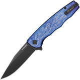 Ocaso Strategy Linerlock Lightning Strike Titanium Folding PVD S35VN Pocket Knife 29TAB