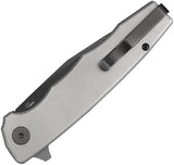 Ocaso Strategy Linerlock Gray Titanium Folding PVD S35VN Pocket Knife A29TIB