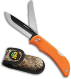 Outdoor Edge Razor-Pro S Lockback Orange TPR Folding 420J2 Pocket Knife SB356C