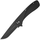 Outdoor Edge Razor VX1 Linerlock A/O Black Aluminum Folding 420J2 Pocket Knife VX130BC