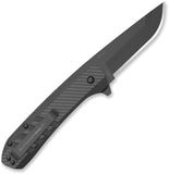 Outdoor Edge Razor VX4 Linerlock A/O Black G10 & Carbon Fiber Folding 420J2 Pocket Knife X430AC