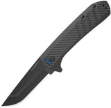 Outdoor Edge Razor VX4 Linerlock A/O Black G10 & Carbon Fiber Folding 420J2 Pocket Knife X430AC