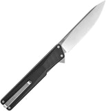 Oknife AION Linerlock Black G10 Folding 14C28N Sandvik Pocket Knife NAIONBLK