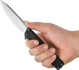 Oknife AION Linerlock Black G10 Folding 14C28N Sandvik Pocket Knife NAIONBLK