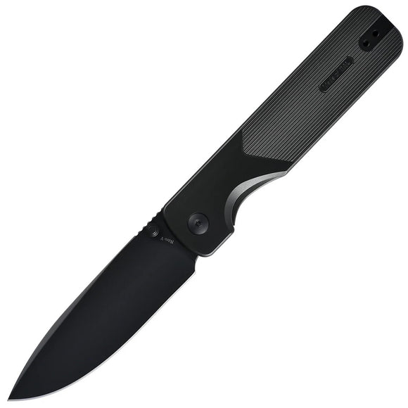 Oknife Duron Framelock Stealth Grey Aluminum Folding Nitro-V Pocket Knife DURONSG