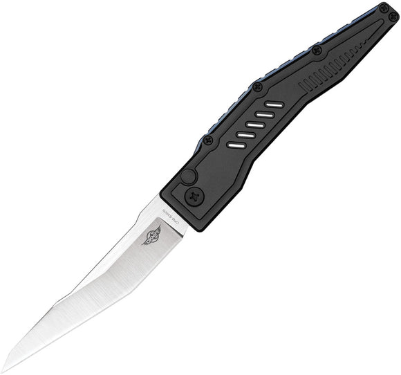 Oknife Mettle 3 Button Lock Black Aluminum Folding S35VN Pocket Knife METTLE3BK