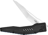 Oknife Mettle 3 Button Lock Black Aluminum Folding S35VN Pocket Knife METTLE3BK