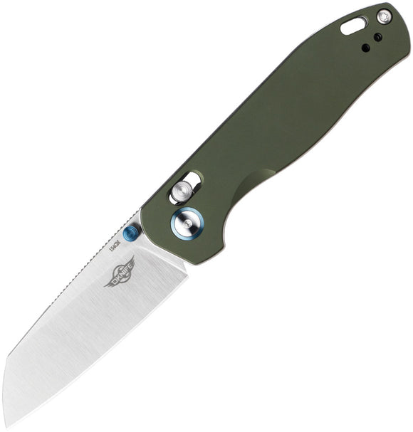 Oknife Rubato 2 Rail Lock Green Folding 154CM Stainless Steel Pocket Knife NRUBATO2ODGAI