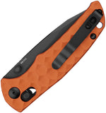 Oknife Rubato 3 Rail Lock Orange Aluminum Folding 154CM Drop Pt Pocket Knife RUBATO3OG