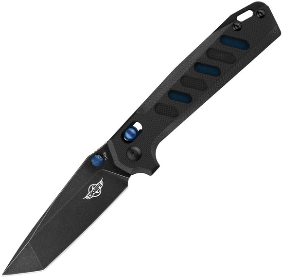 Oknife Rubato Rail Lock Black G10 Folding 154CM Stainless Pocket Knife NRUBATOBK